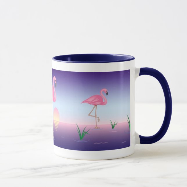 Rosa Flamingo Mugg (Höger)