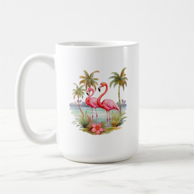 Rosa Flamingo Mugg (Vänster)