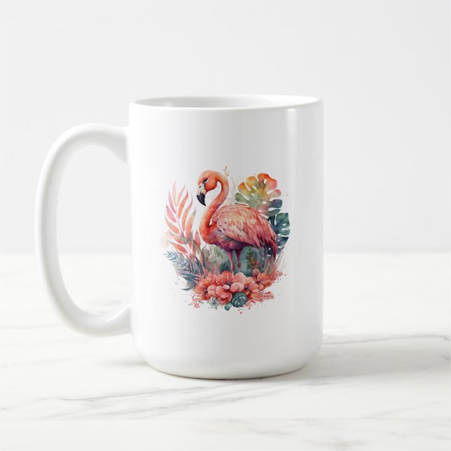 Rosa Flamingo Mugg (Vänster)