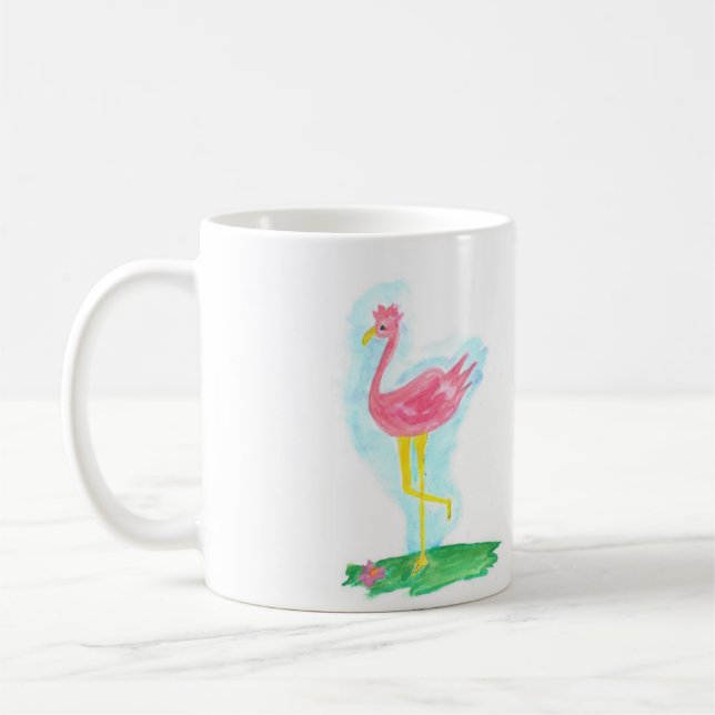 Rosa Flamingo Mugg (Vänster)