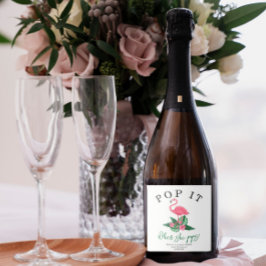 Rosa Flamingo! När hon poppar!