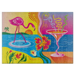 Rosa Flamingo och Sommar Cocktail