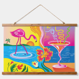 Rosa Flamingo och Sommar Cocktail