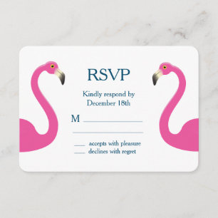 Rosa Flamingo OSA Kort