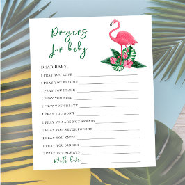 Rosa Flamingo - Party-vilt | böner för baby