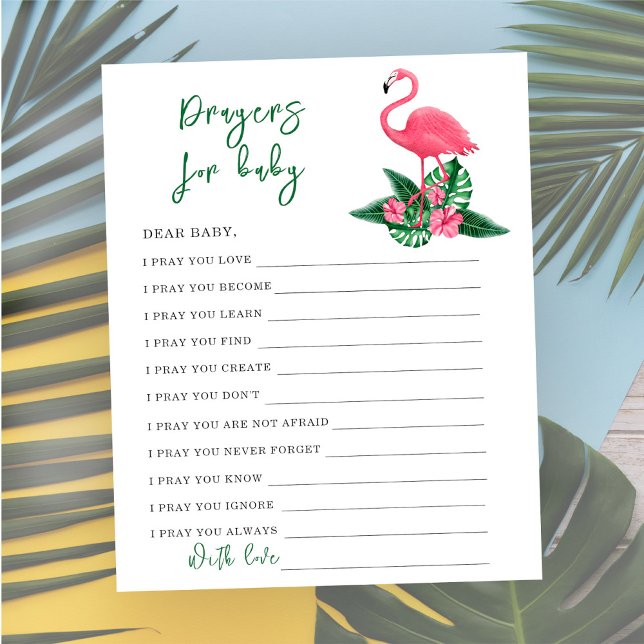 Rosa Flamingo - Party-vilt | böner för baby (Skapare uppladdad)