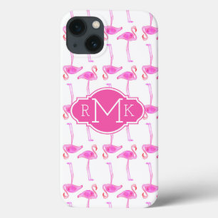 Rosa Flamingo Pattern   Monogram