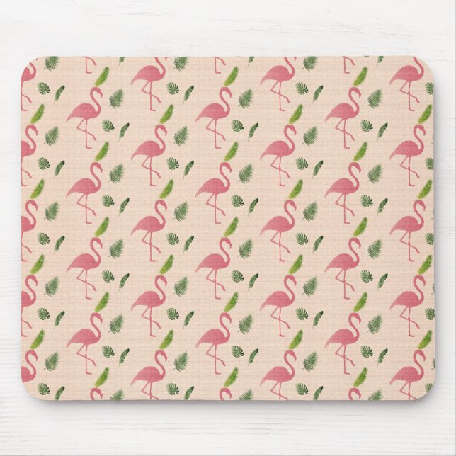 Rosa Flamingo Pattern Musmatta (Framsidan)