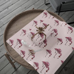 Rosa Flamingo Pattern Vin Drinker Funny Presentpapper<br><div class="desc">Släpp loss din tropiska sida med vår Flamingo Paradise-papper! Den här sjudande designen har ett flamingomönster i vin. Det här papper gör alla nuvarande extra speciella på perfekten för att ge dina gåvor en aning exotiskt fläkt.</div>