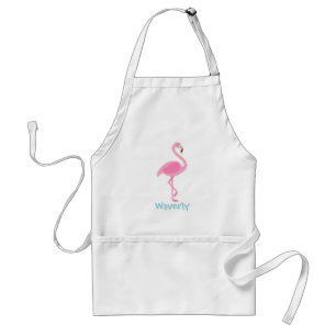 Rosa Flamingo Personlig Apron Förkläde