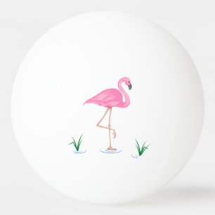 Rosa Flamingo Pingisboll