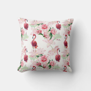 Rosa Flamingo: Seamless Mönster Elegance Kudde