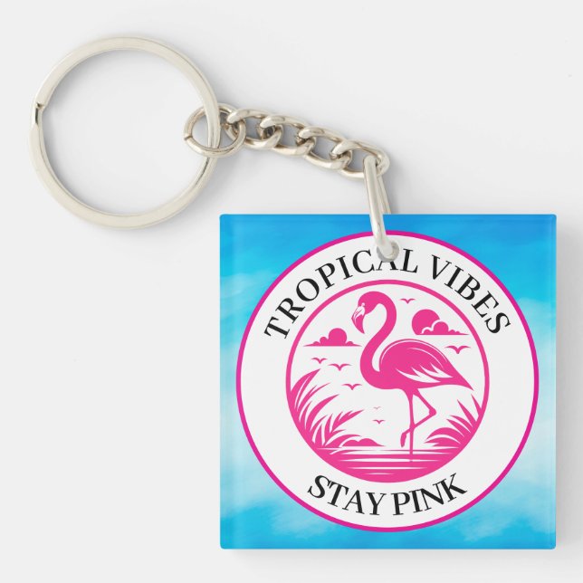 Rosa Flamingo Sommar Cirkel Design-68730 (Framsidan)