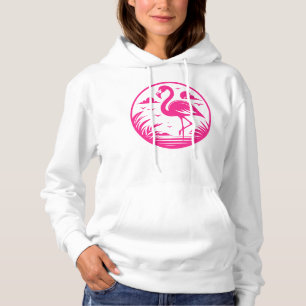 Rosa Flamingo Sommar Cirkel Design-68730 T Shirt