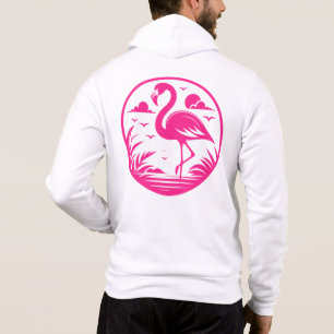 Rosa Flamingo Sommar Cirkel Design-68730 T Shirt