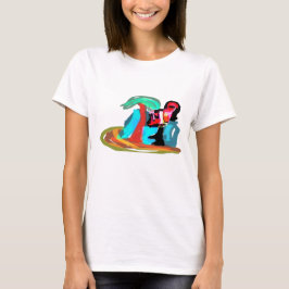 Rosa flamingo sommar t shirt