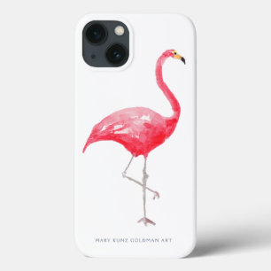 Rosa Flamingo Söt Tropisk Fågel Regnskog