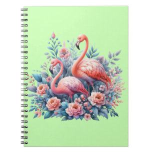 Rosa Flamingo Sublimering Anteckningsbok