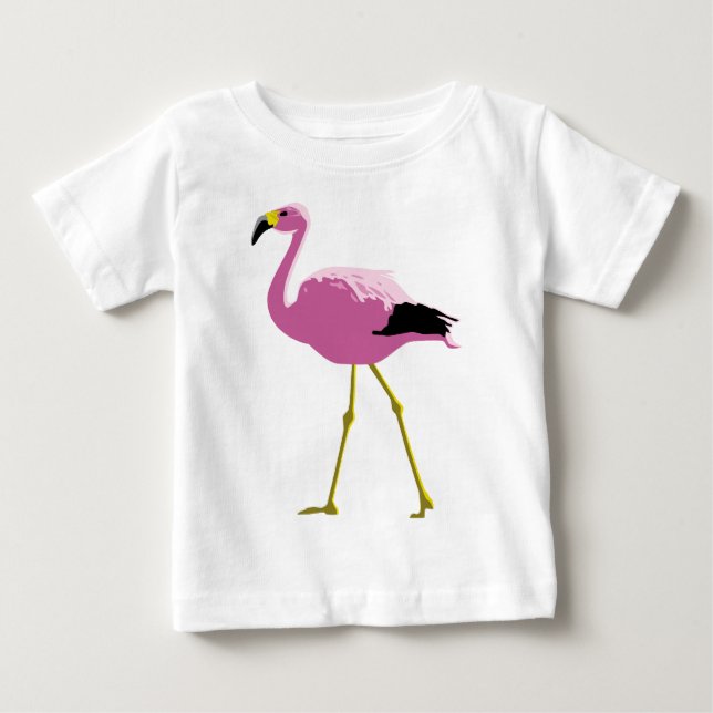 Rosa Flamingo T-shirt (Framsida)