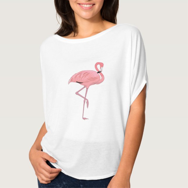 Rosa Flamingo Tee (Framsida)