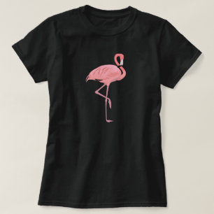 Rosa flamingo tee shirt