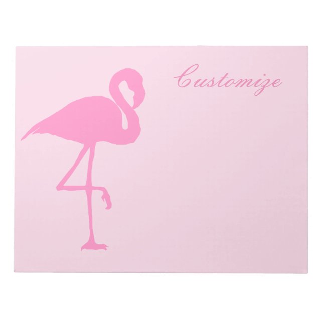 Rosa Flamingo Thunder_Cove Anteckningsblock (Framsida)