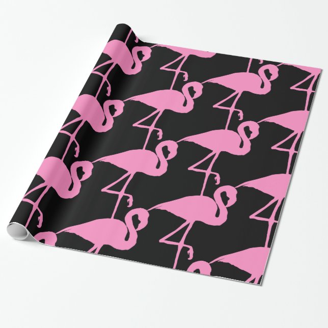 Rosa Flamingo Thunder_Cove Classic Presentpapper (Utrullad)