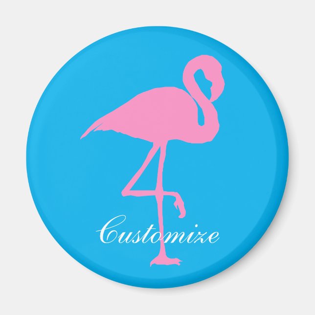 Rosa Flamingo Thunder_Cove Magnet (Framsidan)