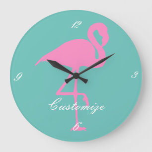 Rosa Flamingo Thunder_Cove Stor Klocka