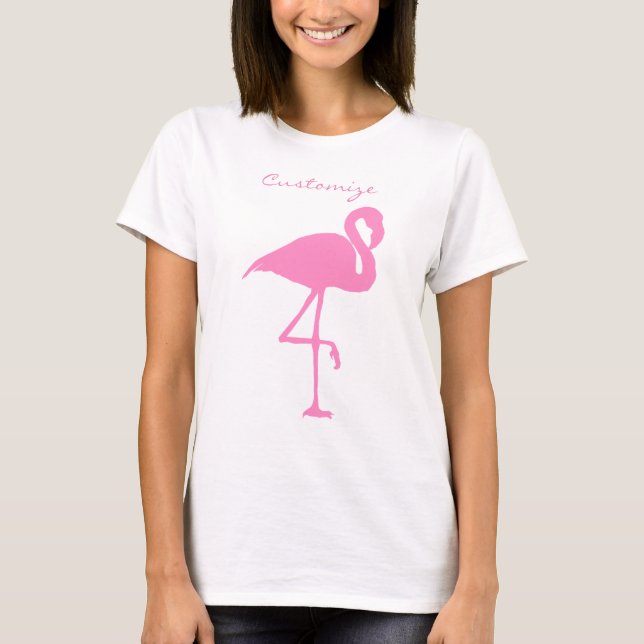 Rosa Flamingo Thunder_Cove T Shirt (Framsida)