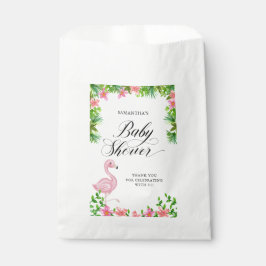 Rosa Flamingo Tropical Baby Shower Tack