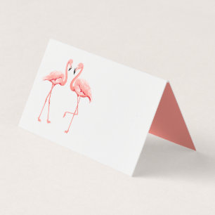 Rosa Flamingo Tropical Bröllop Möhippa Kort