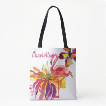 Rosa Flamingo Tropical Flowers Personlig