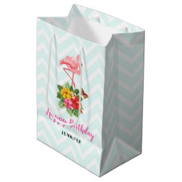 Rosa Flamingo & Tropical Hibiscus Finare Birthday
