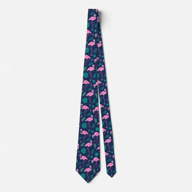 Rosa Flamingo Tropical Tie Slips (Framsida)