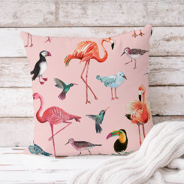 Rosa Flamingo Tropical utomhus | Pillow Kudde