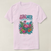 Rosa Flamingo Tropisk Blomma - sommarlov
