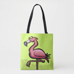 Rosa Flamingo Tygkasse