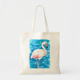 Rosa flamingo tygkasse
