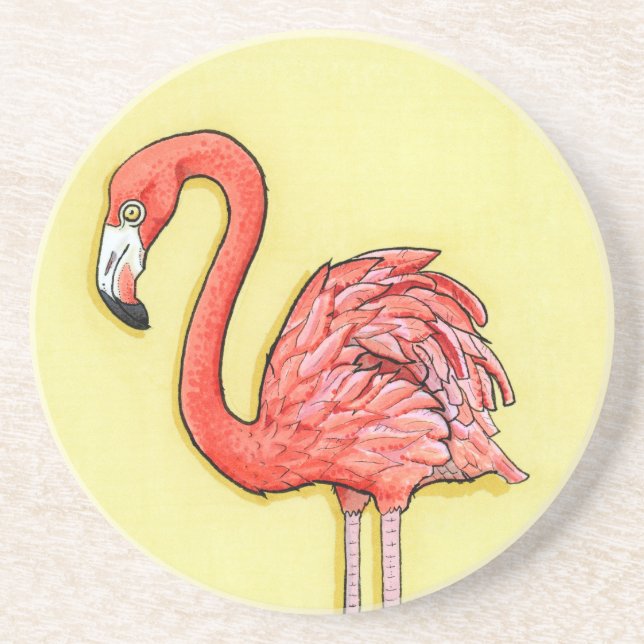 Rosa Flamingo Underlägg (Framsidan)