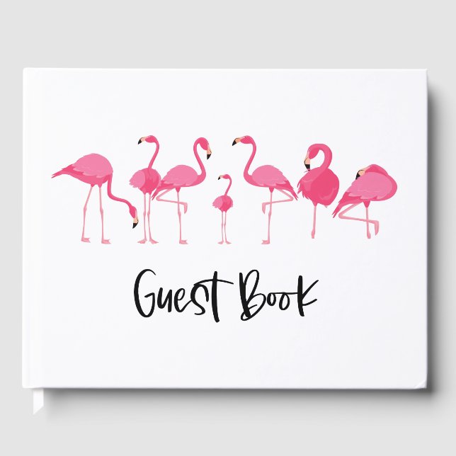 Rosa Flamingo Vacation Rental Guest Bok (Framsida)