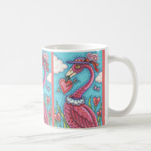 ROSA FLAMINGO VALENTINE CLASSIC MUGG *Anpassa