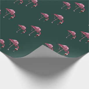 Rosa Flamingo Vattendrickare Rolig Presentpapper