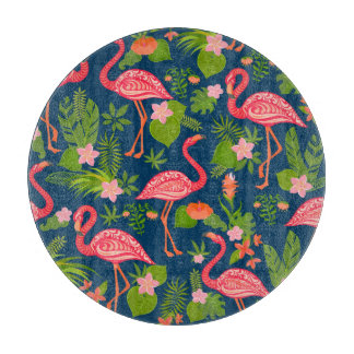 Rosa Flamingo: Vintagen Turquise Stripe