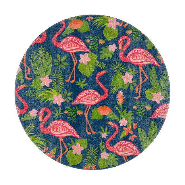 Rosa Flamingo: Vintagen Turquise Stripe (Framsidan)