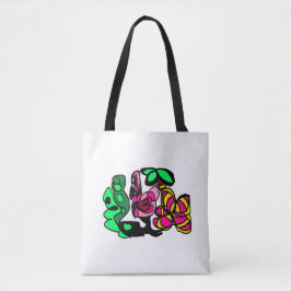 Rosa flamingo visar vibe  tygkasse