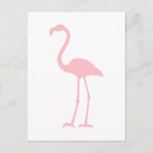 Rosa Flamingo Vykort
