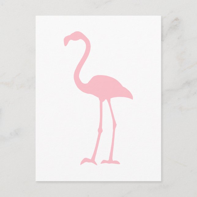 Rosa Flamingo Vykort (Framsida)