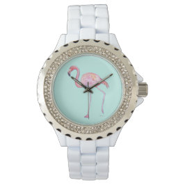Rosa Flamingo Watch - Mint grönt Armbandsur