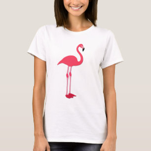 Rosa Flamingo Women's Light Färgad T-Shirt